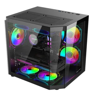 ARENA POWER M-222 BLACK GAMING CASING WITHOUT FANS