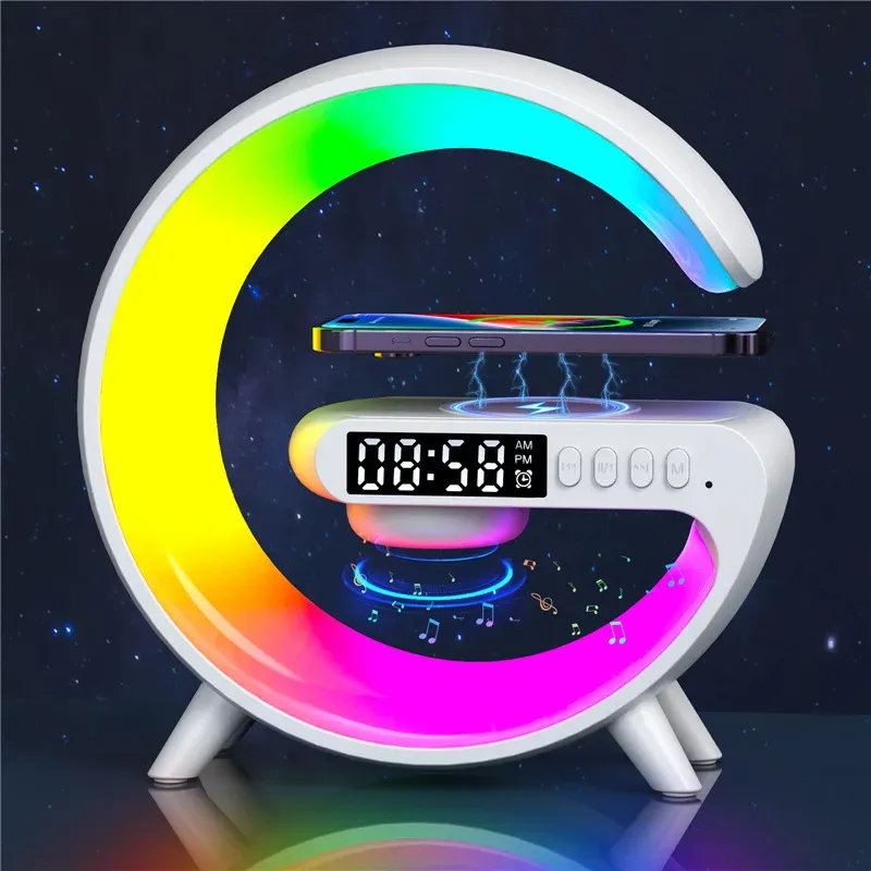 G63 RGB Light Bluetooth Speaker With Wireless Charging