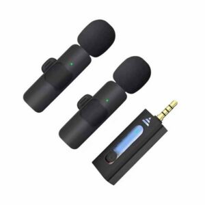K35 Pro Dual Mic Wireless Microphone