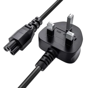 Laptop Power Cable Black Fuse - 2M