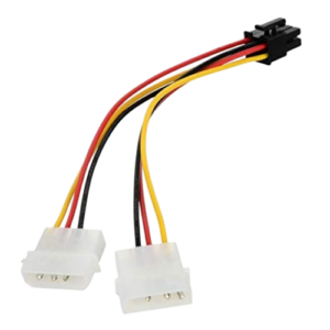 MOLEX to 6Pin GPU Power Converter Cable