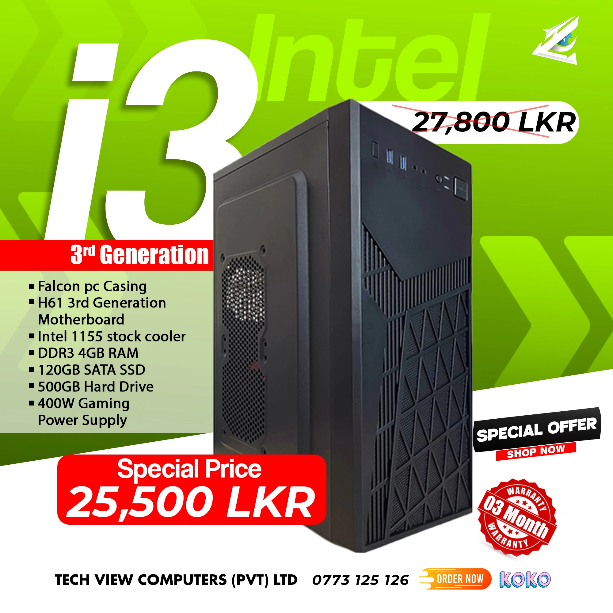 I3 3rd Gen Pc