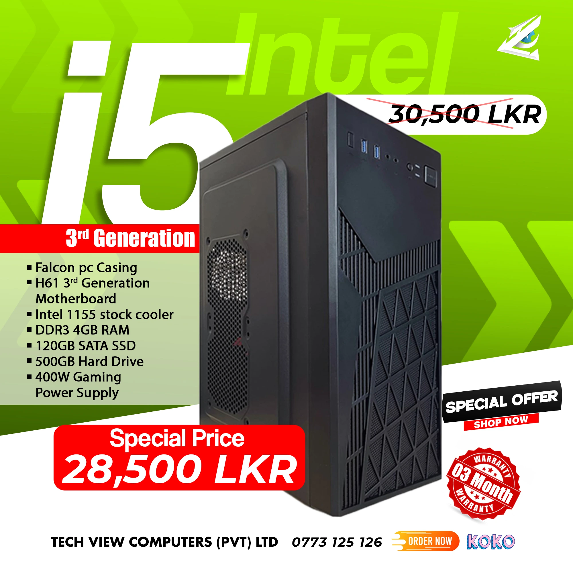 i5 3rd GEN PC