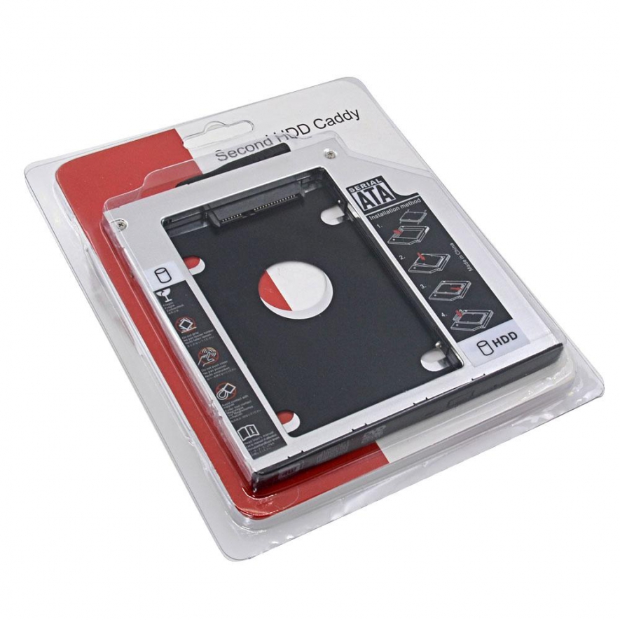 Laptop Second Hard Disk Caddy 12.5mm