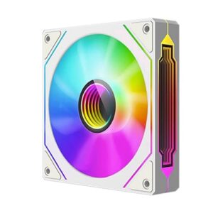 SKCFX WHITE 120MM ARGB CASING FAN-3PIN