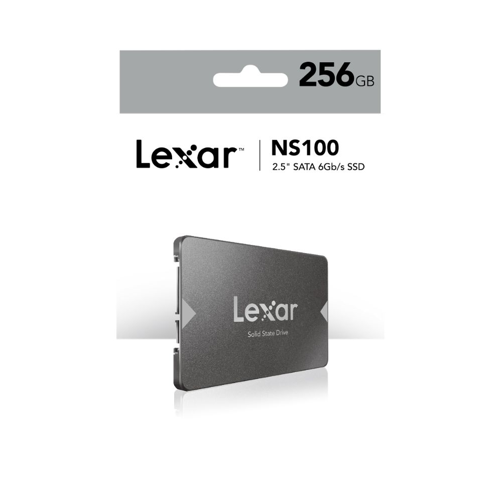 Lexar NS100 256GB 2.5″ SATA SSD – 1 Year Warranty