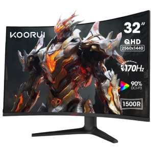 KOORUI 32" G3221SC 170Hz 2K Curved Gaming Monitor