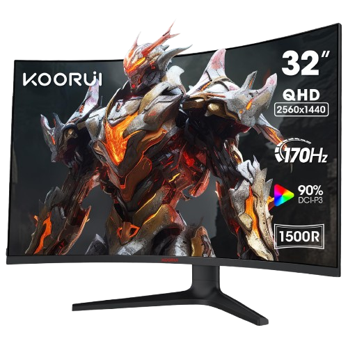KOORUI 32" G3221SC 170Hz 2K Curved Gaming Monitor