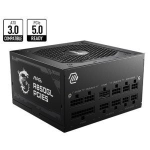 MSI MAG A850GL PCIE5 850 WATT 80 PLUS GOLD CERTIFIED FULLY MODULAR POWER SUPPLY