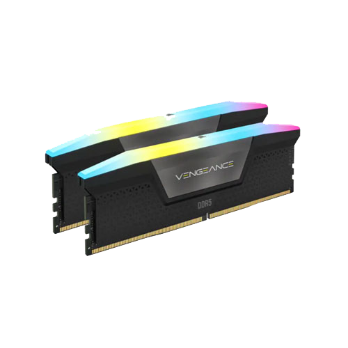 CORSAIR VENGEANCE RGB 32GB (2X16) DDR5 DRAM 6000MHZ AMD EXPO & INTEL XMP MEMORY