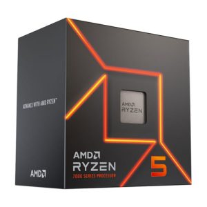 AMD Ryzen 5 7600 (6 Cores, 12 Threads) Up To 5.1 GHz Desktop Processor -Without Box/Fan