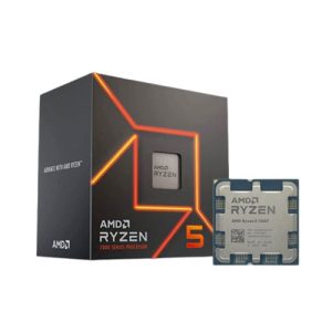 AMD Ryzen 5 7500F (6 Cores, 12 Threads) Up To 5 GHz Desktop Processor-WITHOUT BOX/FAN